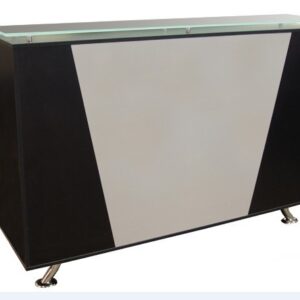 Reception desk with pearwood