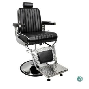 Black Fitzgerald barber chair