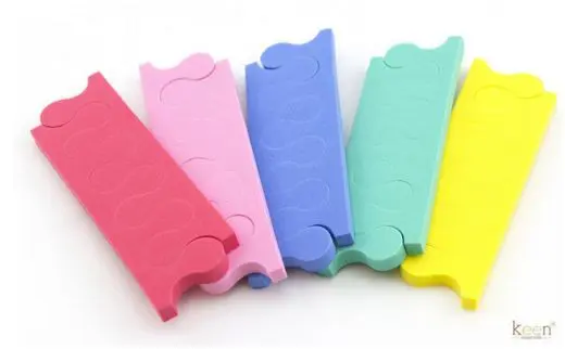 Disposable Pedicure Toe Separators in Five Colors