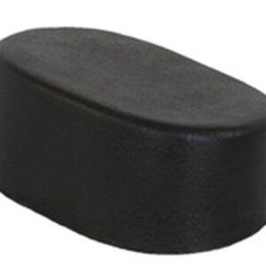 Black colored shampoo bowl headrest