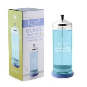 keen essentials heavy duty sanitizer and disinfectant jar