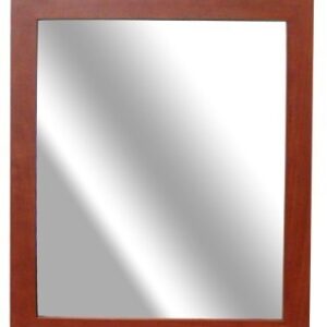 Pearwood framed mirror