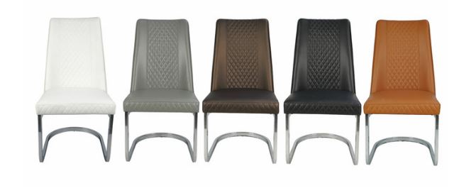 Estelle customer chairs in five colors