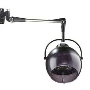 Fio Wall mounted Hood Hair Dryer in black color