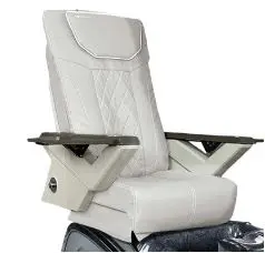 Fedora II pedicure spa with FX chair top in coverlet white