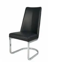 Aster Customer Chair 11807 in black color