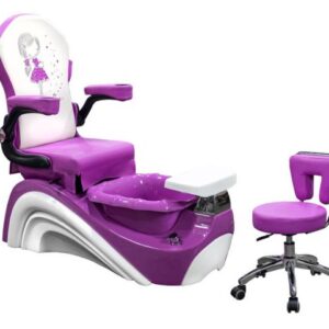 A BUTTER CUP KID PEDICURE SPA CHAIR 1242 ((Online Exclusive))  ((Ship Only))  ((Four Colors))pedicure chair and stool.
